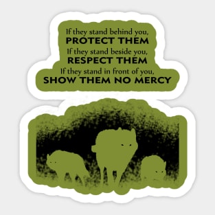 Protect Them - Wolves Sticker